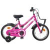 vidaXL V&eacute;lo pour Enfants 14 Pouces pour les 3-5 ans Rose et Noir