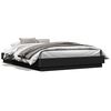 vidaXL Cadre de lit sans matelas noir 150x200 cm