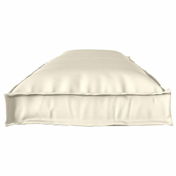 vidaXL Coussin Cr&egrave;me 150 x 40 x 8 cm Tissu Oxford