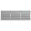 vidaXL Jardini&egrave;re Gris clair 160 x 40 x 75 cm Acier