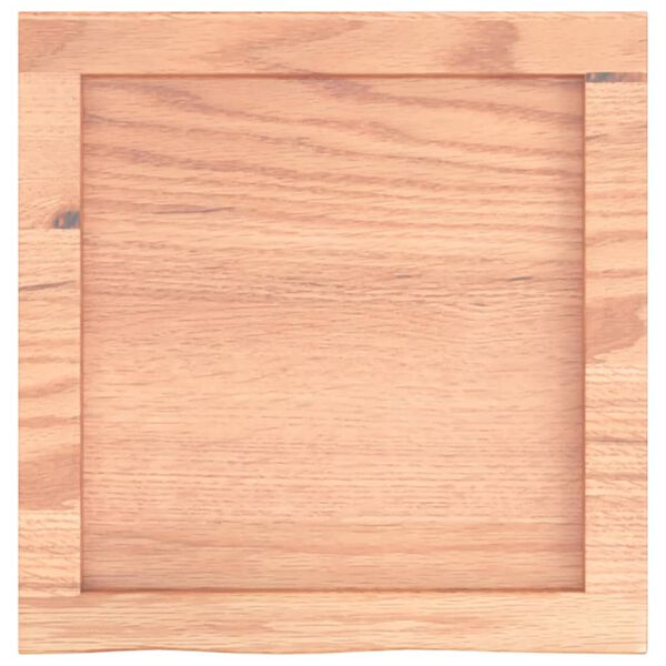 vidaXL Comptoir de salle de bain marron 40x40x(2-4) cm bois trait&eacute;