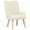 vidaXL fauteuil Cr&egrave;me 63 x 67 x 94 cm