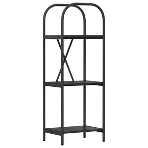 vidaXL &Eacute;tag&egrave;re Ch&ecirc;ne noir 40 x 30 x 109 cm Bois d'ing&eacute;nierie