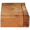 vidaXL &Eacute;tag&egrave;res murales 2 pcs 80x17x8 cm bois massif d'acacia