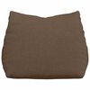 vidaXL Coussin de Dos Marron 45 x 20 x 35 cm tissu