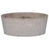vidaXL Lavabo Gris &Oslash;40x15 cm Marbre