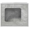 vidaXL Maison pour chat B&eacute;ton 51 x 30 x 42,5 cm Bois d'ing&eacute;nierie