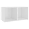 vidaXL Ensemble de meubles TV 3 pcs Blanc brillant Bois d'ing&eacute;nierie