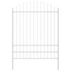 vidaXL Cl&ocirc;ture de jardin 5 pcs Blanc 170 x 225 cm