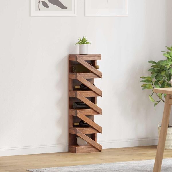 vidaXL &Eacute;tag&egrave;re Marron 24 x 14 x 80 cm Bois de Mahogany Massif