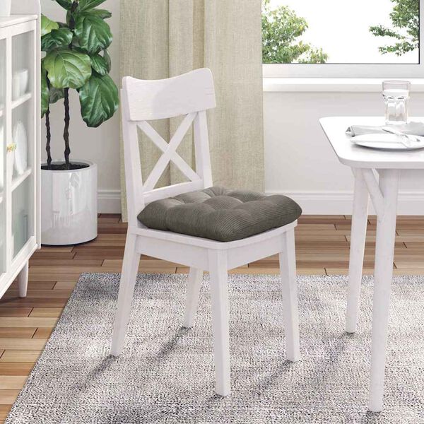 vidaXL Coussins de si&egrave;ge 4 pcs Gris clair 45 x 45 cm