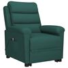 vidaXL Fauteuil Vert fonc&eacute; Tissu