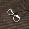 vidaXL Voile d'ombrage 160 g/m² Marron 4x5x5 m PEHD
