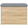 vidaXL Banc de rangement Ch&ecirc;ne Sonoma 62x42x45 cm Bois d'ing&eacute;nierie