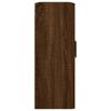 vidaXL Armoires murales 2 pcs ch&ecirc;ne marron 69,5x34x90 cm