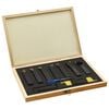 vidaXL Jeu d&rsquo;outils de tournage indexables 12 pcs 16x16 mm 100 mm