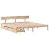 vidaXL Cadre de lit sans matelas 200x200 cm bois massif de pin