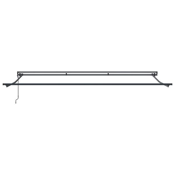 vidaXL Auvent R&eacute;tractable Jaune et blanc 500 &times; 300 cm