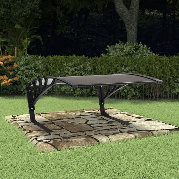 vidaXL Toit de garage pour tondeuse robot 77x103x46 cm Noir