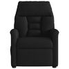 vidaXL Fauteuil de massage inclinable &eacute;lectrique Noir Tissu