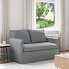 vidaXL Canap&eacute; 120cm Gris clair M&eacute;tал