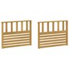 vidaXL Module d'accoudoirs 2 pcs Blanc 80 x 6 x 61 cm