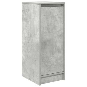 vidaXL Armoire &agrave; chaussures gris b&eacute;ton 29,5x34x76 cm bois d'ing&eacute;nierie