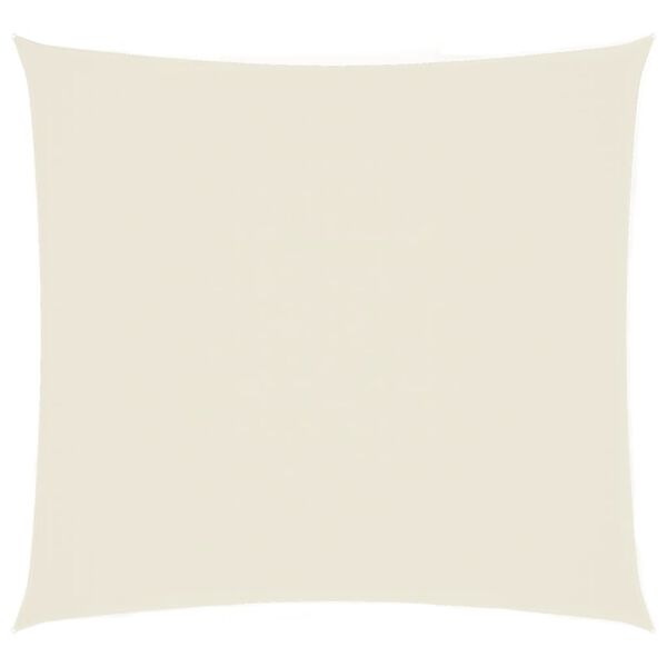 vidaXL Voile de parasol tissu oxford carr&eacute; 4,5x4,5 m cr&egrave;me