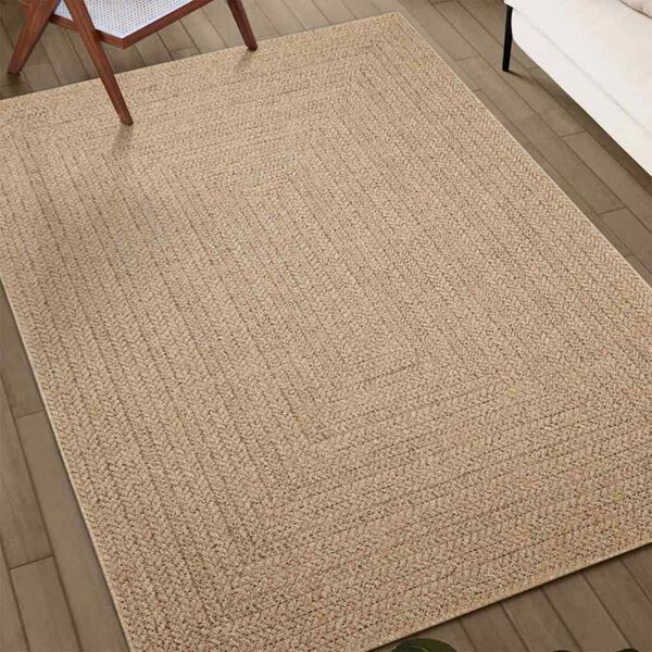vidaXL Tapis ZIZUR beige 240x340 cm aspect de jute int&eacute;rieur ext&eacute;rieur