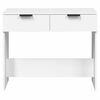 vidaXL Table console Blanc 90x36x75 cm Bois d'ingénierie