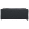 vidaXL Housse de Transat Uni Noir 74 x 210 x 40 cm tissu