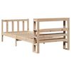 vidaXL Cadre de lit sans matelas 75x190 cm bois de pin massif