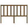 vidaXL Tête de lit Marron miel 141x4x100 cm Bois massif de pin