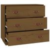 vidaXL Buffet Marron miel 80x40x75 cm Bois massif de pin