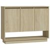 vidaXL Buffet Ch&ecirc;ne sonoma 97x31x75 cm Bois d'ing&eacute;nierie
