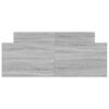 vidaXL Cadre de lit sans matelas sonoma gris 120x200 cm