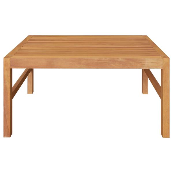 vidaXL Table de jardin 63x63x30 cm Bois de teck solide