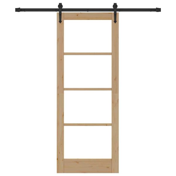 vidaXL Porte coulissante Naturel 78 x 202 cm