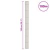 vidaXL Membrane anti-mauvaises herbes blanc 1,5x100 m PP