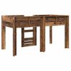 vidaXL Lit Superpos&eacute; pour Enfants Bois ancien 100 x 200 cm