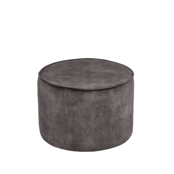 LABEL51 Pouf Tibo 55x55x40 cm Anthracite Velours