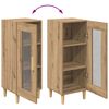 vidaXL Buffet Ch&ecirc;ne artisanal 34,5 x 32,5 x 90 cm Bois d'ing&eacute;nierie