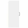 vidaXL Armoire de cuisine Lucca 2 pcs Blanc brillant 30 x 31 x 80 cm