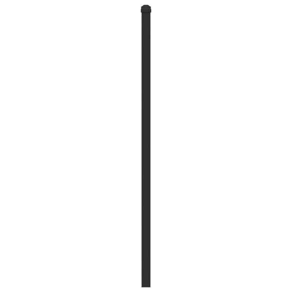 vidaXL T&ecirc;te de lit ch&ecirc;ne fum&eacute; 90 cm bois d'ing&eacute;nierie et acier