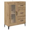 vidaXL Buffet Ch&ecirc;ne artisanal 69,5 x 34 x 90 cm