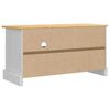 vidaXL Meuble TV Corona Blanc 100 x 40 x 52 cm Pin massif