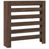 vidaXL Cache-radiateur ch&ecirc;ne marron 78x20x82 cm bois d'ing&eacute;nierie