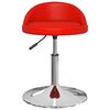 vidaXL Chaise pivotante de salle &agrave; manger Rouge Similicuir