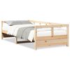 vidaXL Lit de jour sans matelas naturel 80x200 cm bois pin massif