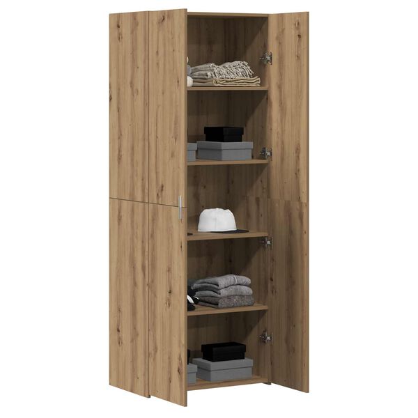 vidaXL Haut Armoire 2 pcs Ch&ecirc;ne artisanal 70 x 42,5 x 185 cm